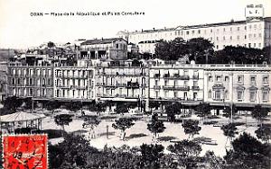 Oran - Place de la Republique et Palais consulaire - 1908 